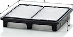 MANN-FILTER C 2119 воздушный фильтр 201×189×35 мм для Daewoo Matiz и Chevrolet Spark