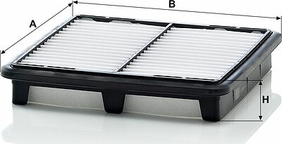 MANN-FILTER C 2119 воздушный фильтр 201×189×35 мм для Daewoo Matiz и Chevrolet Spark