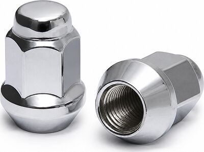 Matrix 311344 PCD Cr гайка M12×1,25, 32 мм, CH17, подстроечный конус, хром