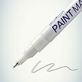 MunHwa 08-7205 Маркер-краска Extra Fine Paint Marker 1мм, нитрооснова, белый MunHwa