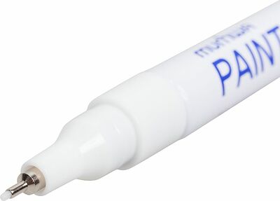 MunHwa 08-7205 Маркер-краска Extra Fine Paint Marker 1мм, нитрооснова, белый MunHwa