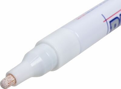 MunHwa 08-7405 Маркер-краска Slim 2мм, нитрооснова, белый MunHwa