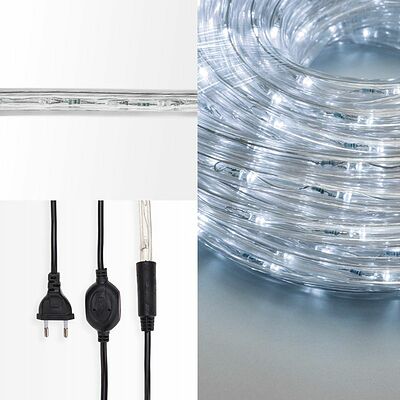 NEON-NIGHT 121-325-14 Дюралайт LED, свечение с динамикой (3W), 24 LED/м, белый, 14м