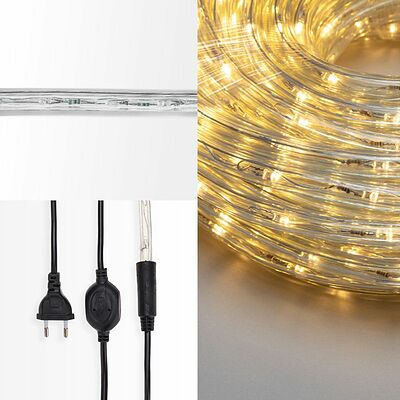 NEON-NIGHT 121-326-20 Дюралайт LED фиксинг (2W), 24 LED/м, теплый белый, 20 м