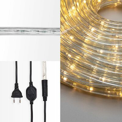 NEON-NIGHT 121-327-14 Дюралайт LED, фиксинг (2W), 24 LED/м, теплый белый, 25 м