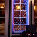 NEON-NIGHT 215-013 Гирлянда светодиодная Сеть 2х0,7м 176 LED КРАСНЫЙ/СИНИЙ черный ПВХ IP65 свечение с динамикой 230В контроллер в комплекте NEON-NIGHT 