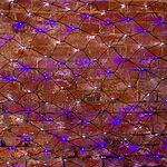 NEON-NIGHT 215-032 Гирлянда светодиодная Сеть 2,5х2,5м 432 LED БЕЛЫЙ/СИНИЙ черный ПВХ IP65 постоянное свечение 230В блок в комплекте NEON-NIGHT 