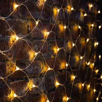 NEON-NIGHT 215-046 Гирлянда светодиодная Сеть 2х1,5м 288 LED ТЕПЛЫЙ БЕЛЫЙ прозрачный ПВХ IP65 свечение с динамикой 230В блок в комплекте NEON-NIGHT 