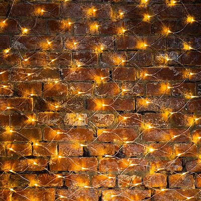 NEON-NIGHT 215-046 Гирлянда светодиодная Сеть 2х1,5м 288 LED ТЕПЛЫЙ БЕЛЫЙ прозрачный ПВХ IP65 свечение с динамикой 230В блок в комплекте NEON-NIGHT 