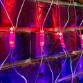 NEON-NIGHT 215-059 Гирлянда светодиодная Сеть треугольная 1,5х2х2м 136 LED МУЛЬТИ прозрачный ПВХ IP65 свечение с динамикой 230В контроллер в комплекте NEON-NIGHT 