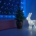 NEON-NIGHT 215-123 Гирлянда Сеть 1,5х1,5м, прозрачный ПВХ, 150 LED Синий