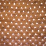NEON-NIGHT 215-125 Гирлянда Сеть 1,5х1,5м, прозрачный ПВХ, 150 LED Белые