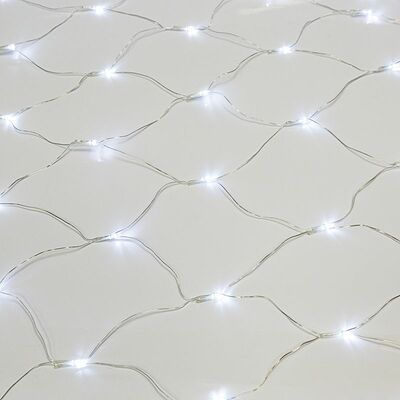 NEON-NIGHT 215-125 Гирлянда Сеть 1,5х1,5м, прозрачный ПВХ, 150 LED Белые