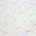NEON-NIGHT 215-129 Гирлянда Сеть 1,5х1,5м, прозрачный ПВХ, 150 LED Мультиколор
