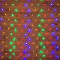 NEON-NIGHT 215-129 Гирлянда Сеть 1,5х1,5м, прозрачный ПВХ, 150 LED Мультиколор