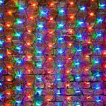 NEON-NIGHT 217-119 Гирлянда светодиодная Сеть 2x1,5м 288 LED МУЛЬТИ черный каучук IP67 постоянное свечение 230В блок в комплекте NEON-NIGHT 