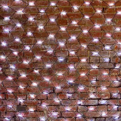 NEON-NIGHT 217-135 Гирлянда светодиодная Сеть 2x4м 560 LED БЕЛЫЙ черный каучук IP67 постоянное свечение 230В блок в комплекте NEON-NIGHT 