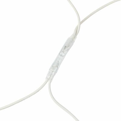 NEON-NIGHT 217-146 Гирлянда светодиодная Сеть 2x3м 432 LED ТЕПЛЫЙ БЕЛЫЙ белый каучук IP67 постоянное свечение 230В блок в комплекте NEON-NIGHT 