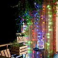 NEON-NIGHT 235-098 Гирлянда Светодиодный Дождь 3х2 м, свечение с динамикой, прозрачный провод, 230 В, диоды мультиколор
