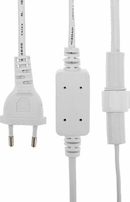 NEON-NIGHT 235-113 Гирлянда светодиодная Занавес 2х1,5м 360 LED СИНИЙ белый ПВХ IP65 постоянное свечение 230В блок в комплекте NEON-NIGHT