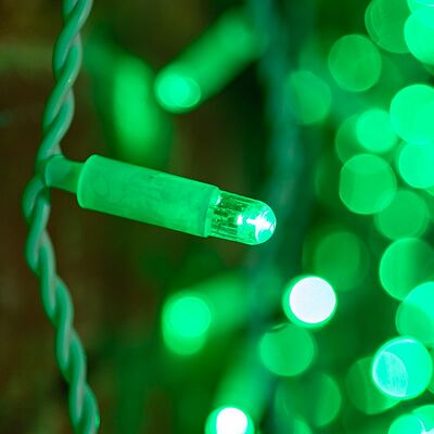 NEON-NIGHT 235-114 Гирлянда светодиодная Занавес 2х1,5м 360 LED ЗЕЛЕНЫЙ белый ПВХ IP65 постоянное свечение 230В блок в комплекте NEON-NIGHT