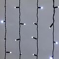 NEON-NIGHT 235-125 Гирлянда светодиодная Занавес 2х1,5м 300 LED БЕЛЫЙ черный ПВХ IP65 постоянное свечение 230В нужен блок 303-500 NEON-NIGHT