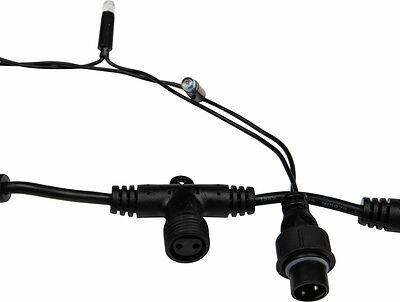 NEON-NIGHT 235-143 Гирлянда светодиодная Занавес 2х3м 760 LED СИНИЙ черный ПВХ IP65 постоянное свечение 230В нужен блок 303-500 NEON-NIGHT