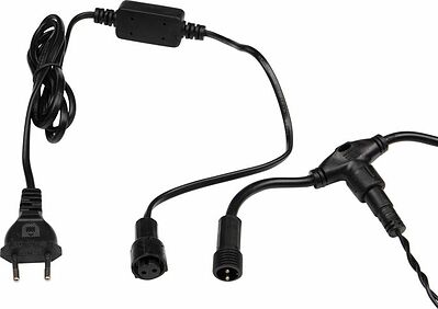 NEON-NIGHT 235-143 Гирлянда светодиодная Занавес 2х3м 760 LED СИНИЙ черный ПВХ IP65 постоянное свечение 230В нужен блок 303-500 NEON-NIGHT
