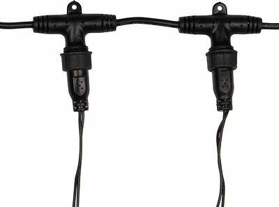 NEON-NIGHT 235-145 Гирлянда светодиодная Занавес 2х3м 760 LED БЕЛЫЙ черный ПВХ IP65 постоянное свечение 230В блок в комплекте NEON-NIGHT