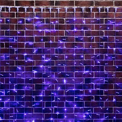 NEON-NIGHT 235-173 Гирлянда светодиодная Занавес 2х6м 768 LED СИНИЙ прозрачный ПВХ IP65 постоянное свечение 230В нужен блок 303-500-1 NEON-NIGHT