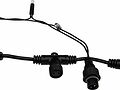 NEON-NIGHT 235-201 Гирлянда светодиодная Занавес 2х3м 600 LED БЕЛЫЙ черный ПВХ IP65 эффект мерцания 230В нужен блок 303-500 NEON-NIGHT