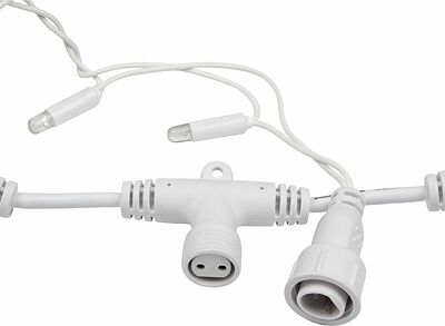 NEON-NIGHT 235-211 Гирлянда светодиодная Занавес 2х3м 600 LED БЕЛЫЙ белый ПВХ IP65 эффект мерцания 230В нужен блок 303-500-1 NEON-NIGHT