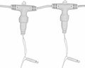 NEON-NIGHT 235-213 Гирлянда светодиодная Занавес 2х3м 600 LED СИНИЙ белый ПВХ IP65 эффект мерцания 230В нужен блок 303-500-1 NEON-NIGHT