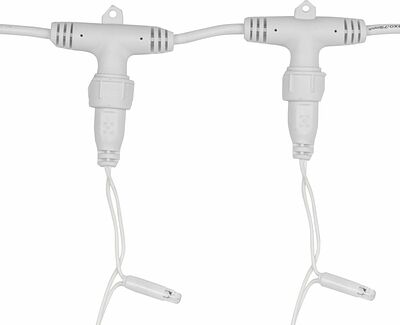 NEON-NIGHT 235-213 Гирлянда светодиодная Занавес 2х3м 600 LED СИНИЙ белый ПВХ IP65 эффект мерцания 230В нужен блок 303-500-1 NEON-NIGHT