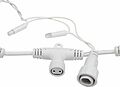 NEON-NIGHT 235-213 Гирлянда светодиодная Занавес 2х3м 600 LED СИНИЙ белый ПВХ IP65 эффект мерцания 230В нужен блок 303-500-1 NEON-NIGHT