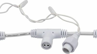 NEON-NIGHT 235-225 Гирлянда светодиодная Занавес 2х1,5м 360 LED ЖЕЛТЫЙ белый ПВХ IP65 эффект мерцания 230В блок в комплекте NEON-NIGHT
