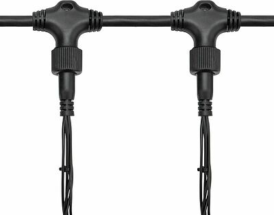 NEON-NIGHT 235-265 Гирлянда светодиодная Занавес 2х6м 1520 LED БЕЛЫЙ черный ПВХ IP65 эффект водопада 230В не соединяется контроллер в комплекте NEON-NIGHT