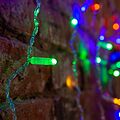 NEON-NIGHT 235-309-6 Гирлянда светодиодная Занавес 2х1,5м 192 LED МУЛЬТИКОЛОР прозрачный ПВХ IP65 постоянное свечение 230В блок в комплекте NEON-NIGHT