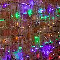 NEON-NIGHT 235-309-6 Гирлянда светодиодная Занавес 2х1,5м 192 LED МУЛЬТИКОЛОР прозрачный ПВХ IP65 постоянное свечение 230В блок в комплекте NEON-NIGHT