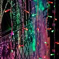 NEON-NIGHT 235-349 Гирлянда светодиодная Занавес 2х2м 200 LED RGB прозрачный ПВХ IP65 свечение с динамикой 230В блок в комплекте NEON-NIGHT