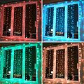 NEON-NIGHT 235-349 Гирлянда светодиодная Занавес 2х2м 200 LED RGB прозрачный ПВХ IP65 свечение с динамикой 230В блок в комплекте NEON-NIGHT
