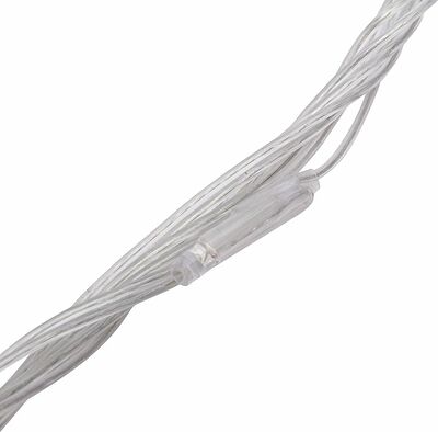 NEON-NIGHT 235-495 Гирлянда светодиодная Занавес 2х9м 480 LED БЕЛЫЙ прозрачный ПВХ IP65 эффект водопада 24В не соединяется трансформатор в комплекте NEON-NIGHT
