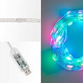 NEON-NIGHT 245-019 Умная гирлянда Роса с крупными каплями 10м 100 LED RGB мягкий прозрачный провод IP20 USB NEON-NIGHT