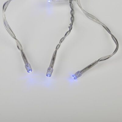 NEON-NIGHT 255-013 Гирлянда Бахрома (Айсикл), 1,8х0,5м, 48 LED СИНИЕ, прозрачный ПВХ, IP20, свечение с динамикой, 230В, не соединяется