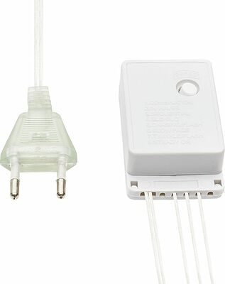 NEON-NIGHT 255-016 Гирлянда Бахрома (Айсикл), 1,8х0,5м, 48 LED ТЕПЛЫЙ БЕЛЫЙ, прозрачный ПВХ, IP20, свечение с динамикой, 230В, не соединяется