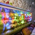 NEON-NIGHT 255-019 Гирлянда Бахрома (Айсикл), 1,8х0,5м, 48 LED МУЛЬТИКОЛОР, прозрачный ПВХ, IP20, свечение с динамикой, 230В, не соединяется ТОП