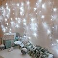 NEON-NIGHT 255-065 Гирлянда светодиодная Бахрома 3*0,8 м 200 LED БЕЛЫЕ, прозрачный ПВХ NEON-NIGHT 255-065 Гирлянда светодиодная Бахрома 3*0,8 м 200 LED БЕЛЫЕ, прозрачный ПВХ