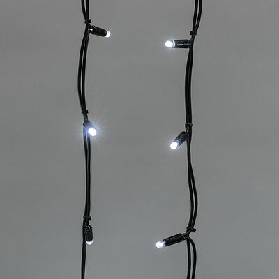 NEON-NIGHT 255-295 Гирлянда светодиодная Бахрома (Айсикл) 6,0х1,5м 480 LED БЕЛЫЙ черный каучук 3,3мм IP67 постоянное свечение 230В блок в комплекте NEON-NIGHT