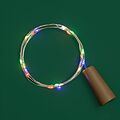 NEON-NIGHT 302-029 Гирлянда светодиодная Роса с пробкой 2м, 20LED,МУЛЬТИКОЛОР, IP20, 3хLR44 в комплекте NEON-NIGHT