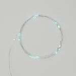 NEON-NIGHT 303-004 Гирлянда светодиодная Роса 2м, 20LED, БИРЮЗОВЫЙ, IP20, тонкий батарейный блок, 2хCR2032 в комплекте NEON-NIGHT